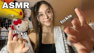 ASMR | Tickling You (fast lofi hand movements & sounds)