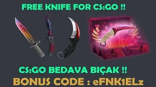 FREE KNIFE FOR CS:GO!! / CS:GO BEDAVA BIÇAK!! #1