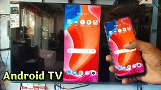Haier Android TV Screen Mirroring, How to connect mobile in Haier Android TV | Haier LE43A6500GA