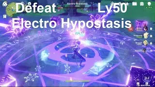 How to Defeat Electro Hypostasis Lv50 | Genshin Impact