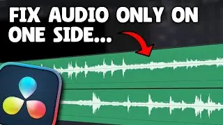 How To Fix Audio Only On One Side In Davinci Resolve | Change Mono To Stereo In Davinci Resolve