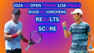 Casper Ruud vs Shang Juncheng Results & Score 2024 US Open Tennis 1/16-Finals