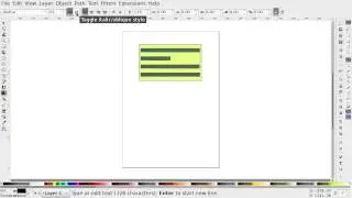 Inkscape 22 Formatting Text Bold Italic Underline