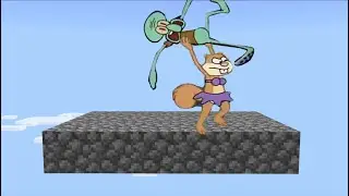 Sandy throws Squidward from Y256