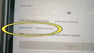 resend otp allowed only once | resend otp ka matlab | resend otp kya hota hai