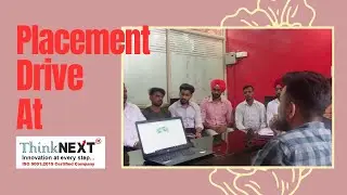 Placement Drive that happened recently at ThinkNEXT Technologies Pvt. Ltd.! 🚀