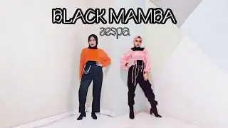 aespa 에스파 'Black Mamba' Hijab Dance Cover By Karima & Cut Nabella
