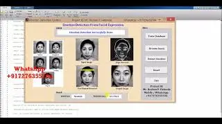 Emotion Recognition From Facial Expression Using Matlab Project With Source Code Face Emotion