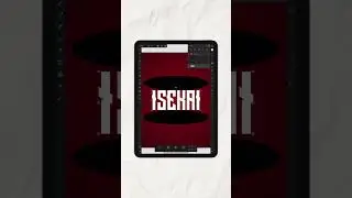 BIKIN DESAIN LOGO TEXT ALA ESPORT DI AFFINITY DESIGNER IPAD #SHORTS