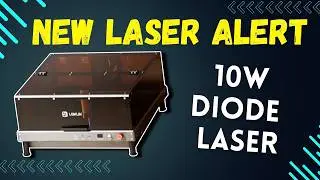 LOKLiK iENGRAVE 10W Diode Machine w/ Cover - Safety Conscious & Beginner Friendly Laser Engraver