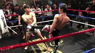 Wing Chun vs Lethwei in Kickboxing Match (Qi La La vs Mu Weiwen)