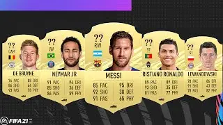 FIFA 21|  OFFICIAL TOP 30 RATINGS | FT. MESSI,RONALDO,NEYMAR...etc
