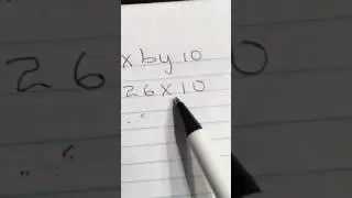 Multiplying by 10