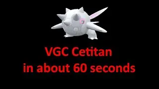 Cetitan Explained In About 60 Seconds // Scarlet and Violet VGC