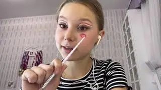Как сделать макияж красного цвета /  Kristi Star /  КристиСтар