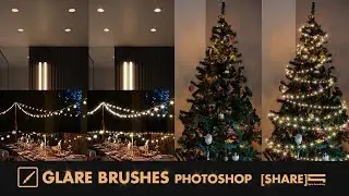 Glare Effect Brushes Photoshop [Brush Hiệu Ứng Ánh Sáng Kiến Trúc]