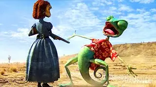 Rango the Chameleon meets Beans the female Iguana
