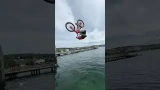 FRONTFLIP into the Lake?!🤯💦 #shorts