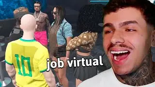 Ferigato indo atrás das do job no gta rp