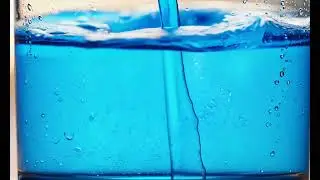 Free Stock Videos - Runway Gen 3 Alpha - blue liquid puring