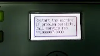How to remove error E000007 in canon photocopy machine ir 2318 | Daily new solutions | 