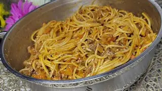 30 minutes Spaghetti Bolognese|Spaghetti bolognese dinner.