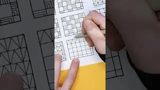 Easy Geometric Zen Doodle Pattern Idea (IX)