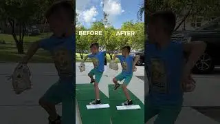 6 Year Old Pitching (Before & After)