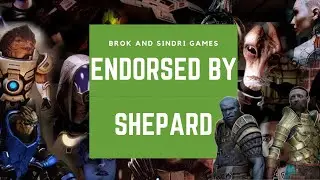 Commander Shepard Endorses Brok and Sindri's Channel!