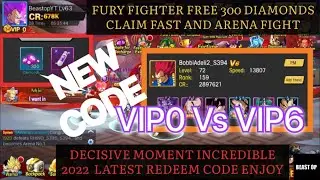 Free Diamonds New Gift Code Universe Savior Legendary Fighter Code - Fury Fighter 4 February Code