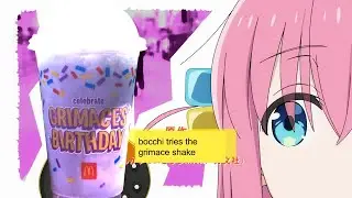 Bocchi Tries the Grimace Shake