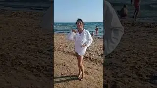 Anastasia dancing on the beach of Anapa #dance #dancer #dancestudio #shortvideo #shorts