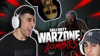 Teaming up with ObiJai and Whacks in WARZONE ZOMBIE ROYALE