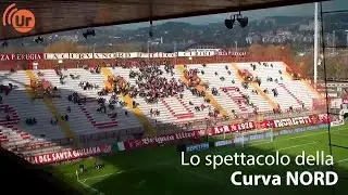 Lo spettacolo della Curva Nord del Perugia - Time Lapse