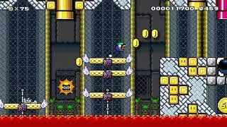 2-C: Roy's Skeletal Citadel by Jason_ 🍄 Super Mario Maker 2 ✹Switch✹ 