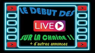 LE DEBUT DES LIVES SUR LA CHAÎNE !!? +annonce Discord et chaîne Jech