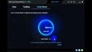 How to Turbo Boost in Advanced SystemCare v6 Pro