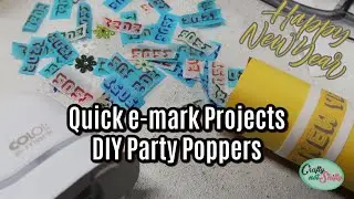 DIY Party Poppers! Happy New Year with COLOP e-mark