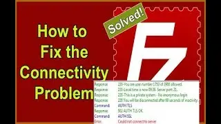 solved Auth TLS problem | Could not connect to server | FTP Error In Hindi | filezilla error