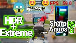 Sharp Aquos R5G Pubg Test | Aquos R5G Pubg Fps Test | Aquos R5G 90Fps Test | PUBG Mobile #aquosr5g