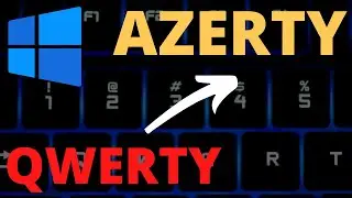 Changer clavier QWERTY en AZERTY dans Windows 10