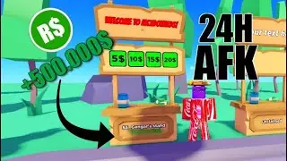 I Went AFK For 24 HOURS In PLS DONATE and THIS HAPPENED! - ROBLOX