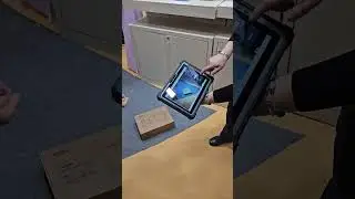 Using app to measure box size