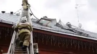 Пожар в "Дудки-баре" - Ярославль, 21 июня 2014