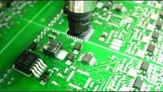 Обзор установщика SMD-компонентов SMD-TAXI часть 5 - установка компонентов