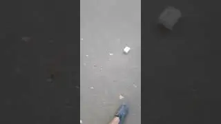 взрыв пакетика от сока