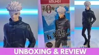 RE-UPLOAD Unboxing Gojo Satoru SPM Round 1 Sega Jujutsu Kaisen 0 movie figure