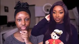 Get Ready with Me | Dealing with ANXIETY + Yellow Eyeshadow for Dark Skin | Makeupd0ll