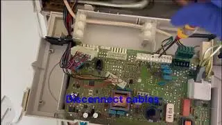 Fluctuating / jumping temperature on Vaillant boiler / How to replace PCB / Motherboard step by step