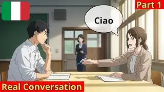 Greeting People #1 | 10 Short Italian Conversations | Italian for Beginners | A1-A2-B1